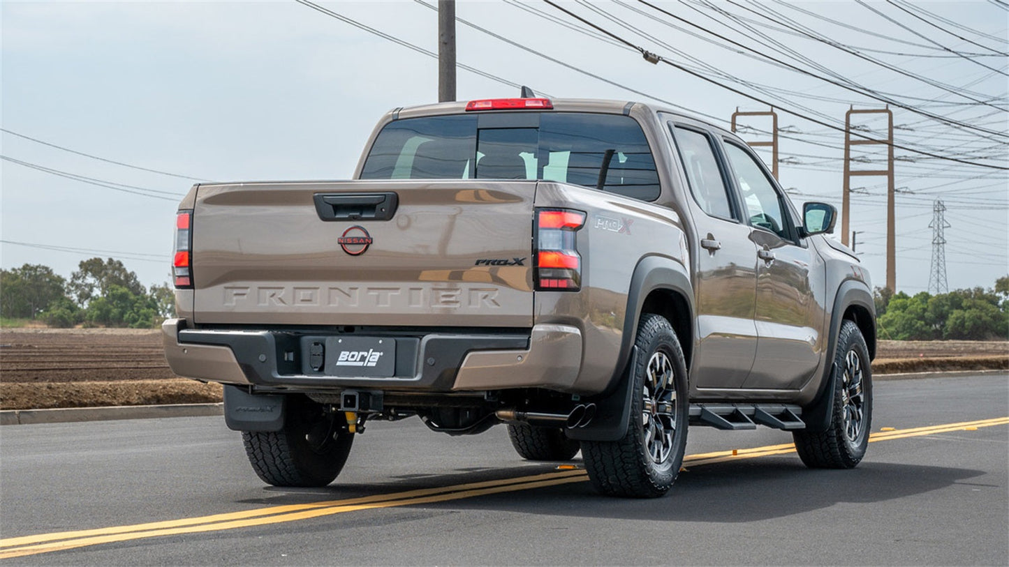 Borla Perf S-Type Cat-Back Nissan Frontier 22-24 (140984BC) (6' 1" & 5' Bed)