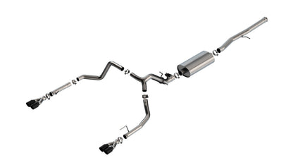 Borla BC Black Chrome Touring Catback Exhaust | Silverado 1500 6.2L V8 (24) (140991BC)