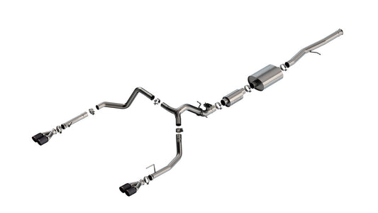 Borla S-Type Catback Exhaust w/ Simulator | Silverado 1500 6.2L V8 (24) (140994CFBA)