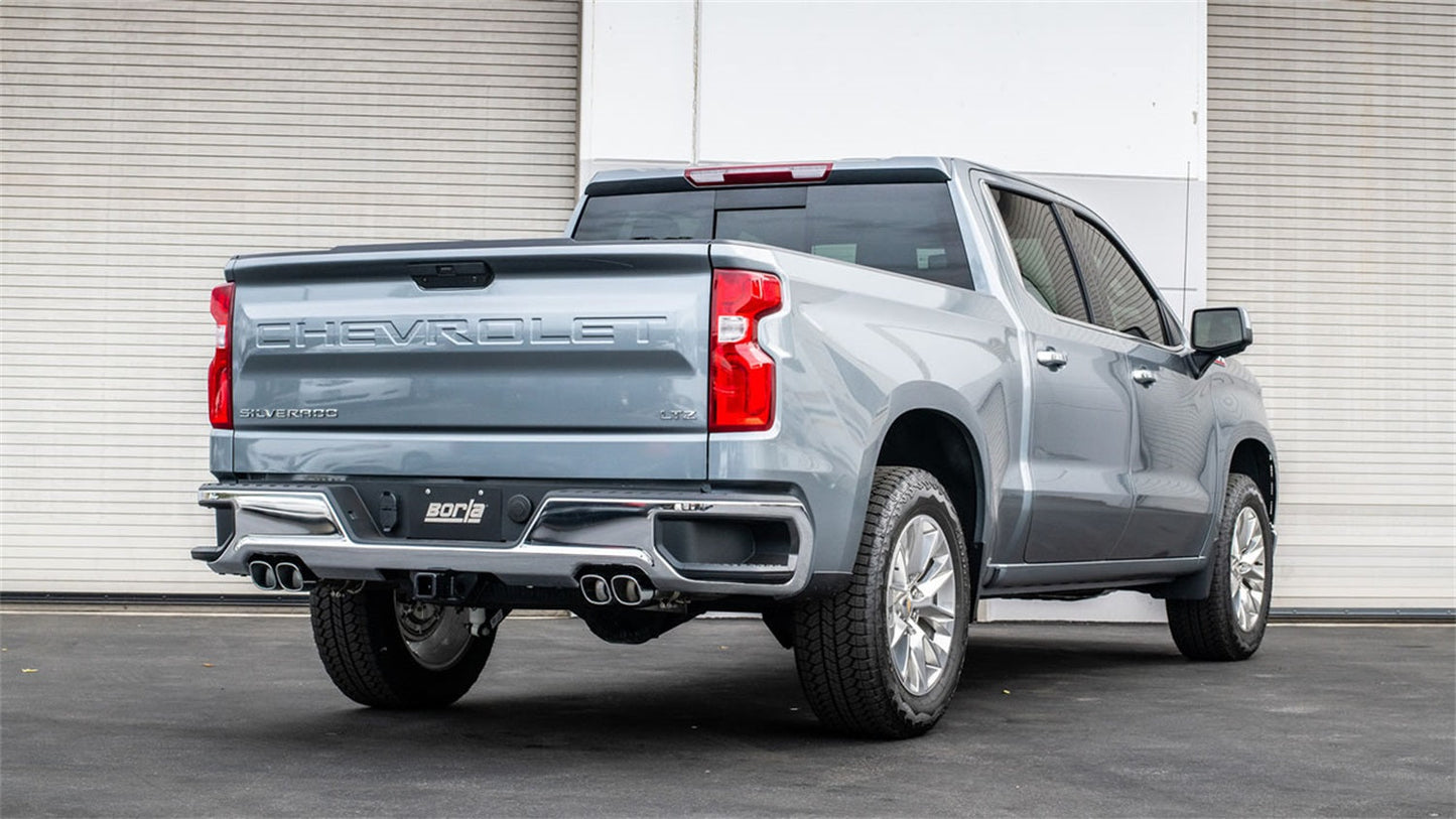 Borla S-Type Catback Exhaust w/ Simulator | Silverado 1500 6.2L V8 (24) (140995)