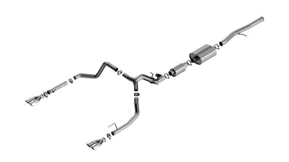 Borla S-Type Catback Exhaust w/ Simulator | Silverado 1500 6.2L V8 (24) (140995)