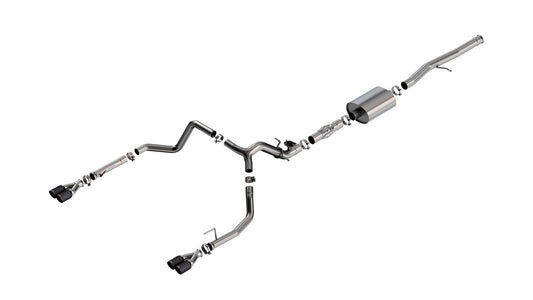 Borla 24 Silverado 6.2L V8 ATAK Cat-Back w/ Valve Simulator | CF (140997CFBA-12K)