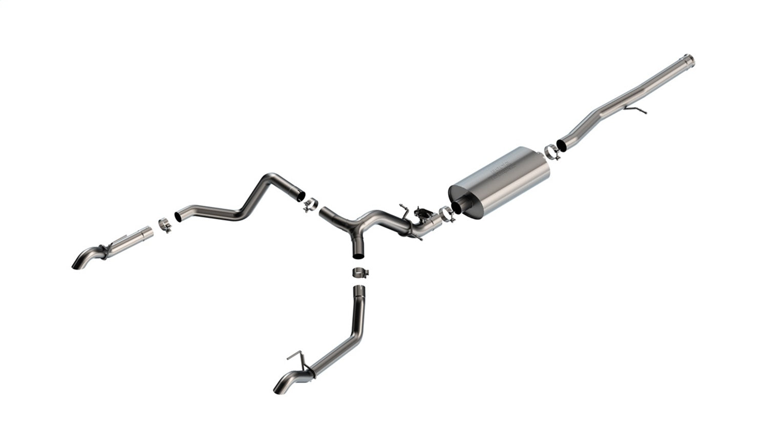 Borla Touring Catback Chevy Silverado 1500 ZR2/ GMC Sierra AT4X 6.2L V8 | 24-25 (141002) (SPF141002)