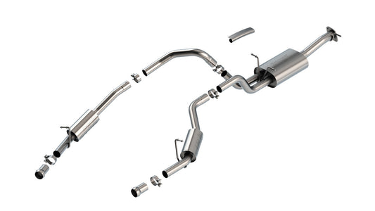 Borla 24-25 RAM 1500 3.0L V6 S-Type Catback Exhaust | Crew Cab 5' 7"/6' 4" Bed (141030) (SPF141030)