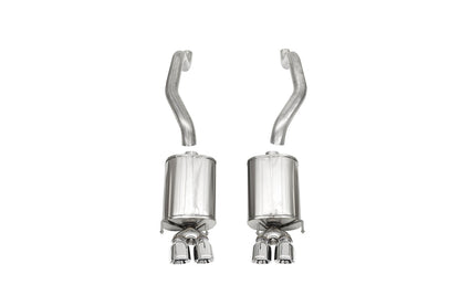 CORSA Xtreme, Sport / 2.5 in Axle-Back 3.5 in Twin Tips | 2009-2013 Corvette C6 (14470, 14108)