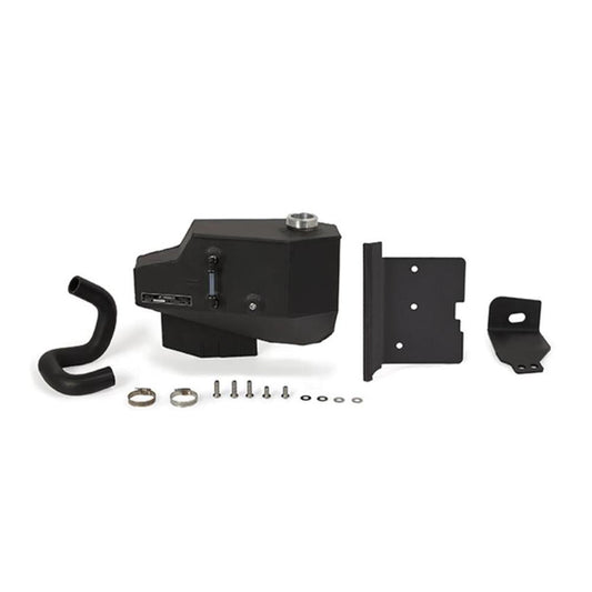 Mishimoto 08-10 Ford 6.4L Powerstroke Aluminum Degas Tank - Micro-Wrinkle Black-WheelFlip