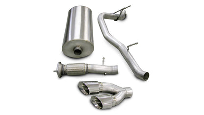 CORSA Sport / 3.0 in Cat-Back SSE 4.0 in Twin Tips | 2007-2010 Yukon Denali Escalade 6.2L (14202)
