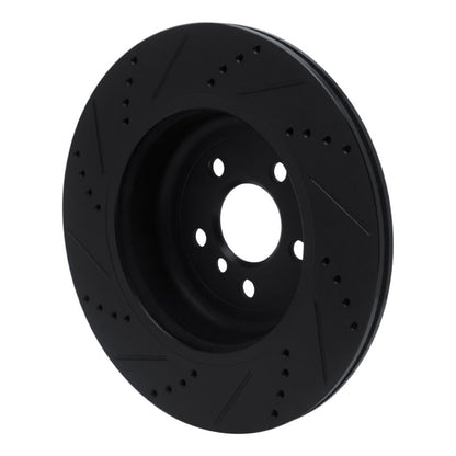 R1 17-25 BMW 530I Left Rear D&S Black Brake Rotor (ECB-31170D)