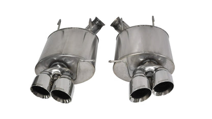 CORSA Sport / 3.0 in Axle-Back 4.0 in Twin Tips | 2013-2014 Ford Mustang GT500 (14321)