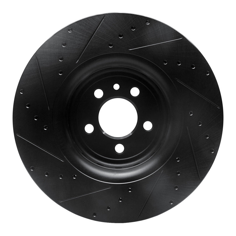 DFC D&S Front Right Brake Rotor (Black): Dodge Charger (14-23)