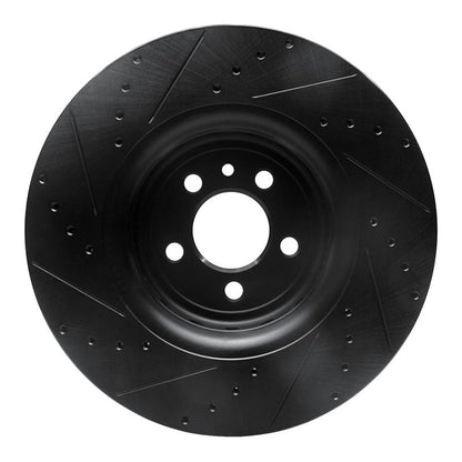 DFC D&S Front Right Brake Rotor (Black): Dodge Charger (14-23)