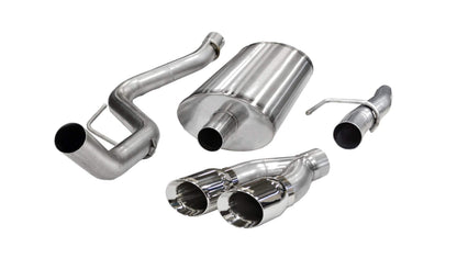 CORSA Sport / 3.0 in Cat-Back 4.0 in Twin Tips | Ford F-150 V8 2011-2014 5.0L (14393)