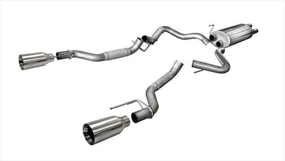 CORSA Sport / 3.0 in Cat-Back 5.0 in Single Tips | 2017-2020 Ford F-150 EcoBoost Raptor 3.5T (14397)