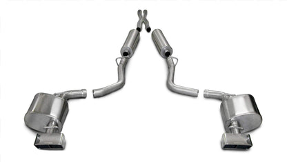 CORSA Xtreme / 2.5 in Cat-Back GTX Tips | 2009-2010 Challenger RT 5.7L Auto (14436)