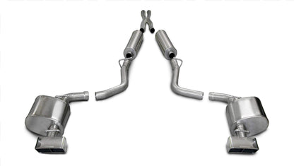 CORSA Xtreme / 2.5 in Cat-Back GTX Tips | 2009-2010 Challenger RT 5.7L Manual (14437)
