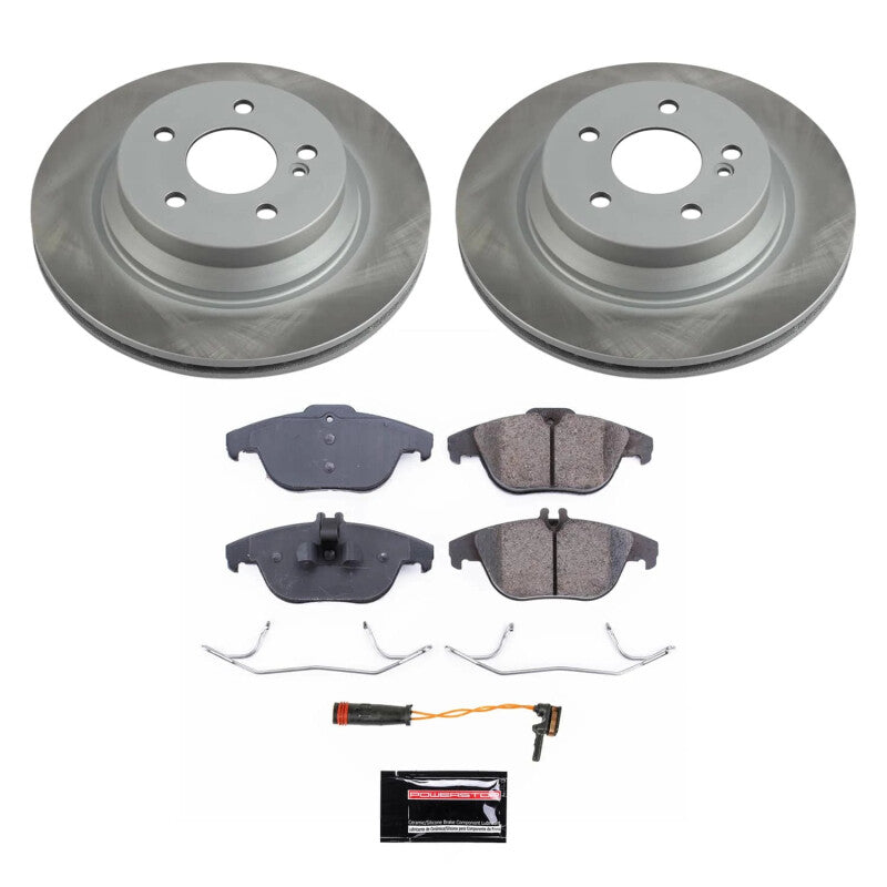 PowerStop 10-15 Mercedes-Benz GLK350 Rear Semi-Coated Rotor Kit (SC6715)