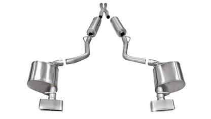 CORSA Xtreme / 2.5 in Cat-Back GTX2 Tips | 2011-2014 Challenger RT 5.7L (14529)