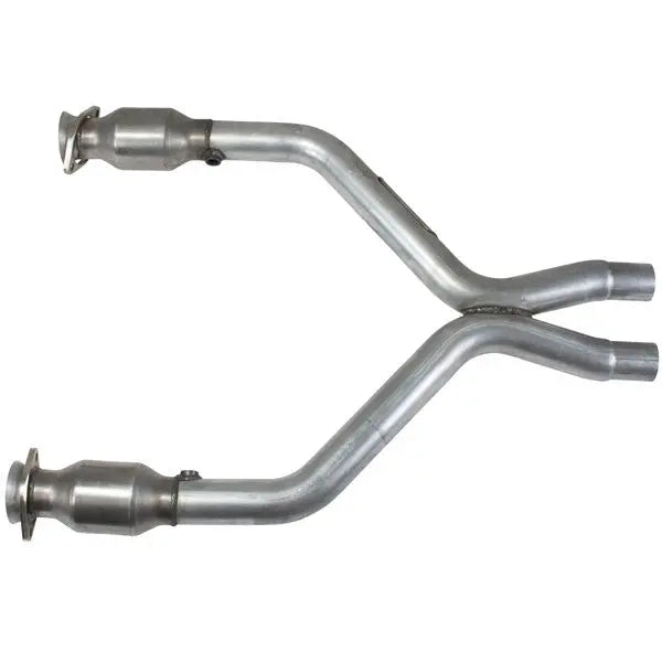 BBK 11-14 Mustang 3.7 V6 Short Mid X Pipe w/Catalytic Converters (1461)