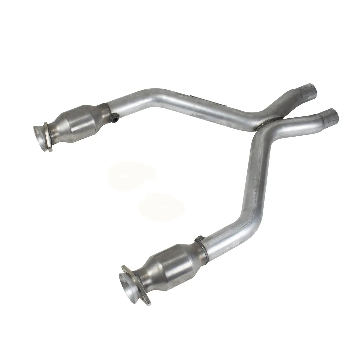 BBK 11-14 Mustang 3.7 V6 Short Mid X Pipe w/Catalytic Converters (1461)