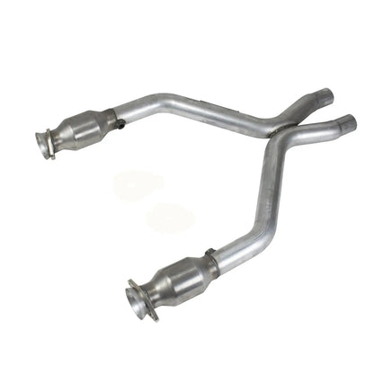 BBK 11-14 Mustang 3.7 V6 Short Mid X Pipe w/Catalytic Converters (1461)