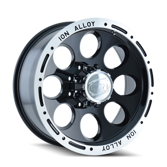 ION Wheels Type 174 Black/Machined | 16x8" -5mm | 5x135mm Wheel