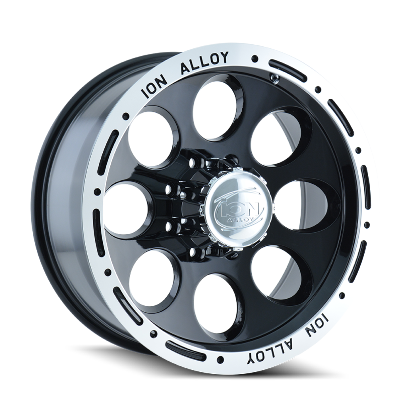 ION Wheels Type 174 Black/Machined | 16x8" -5mm | 5x139.7mm Wheel