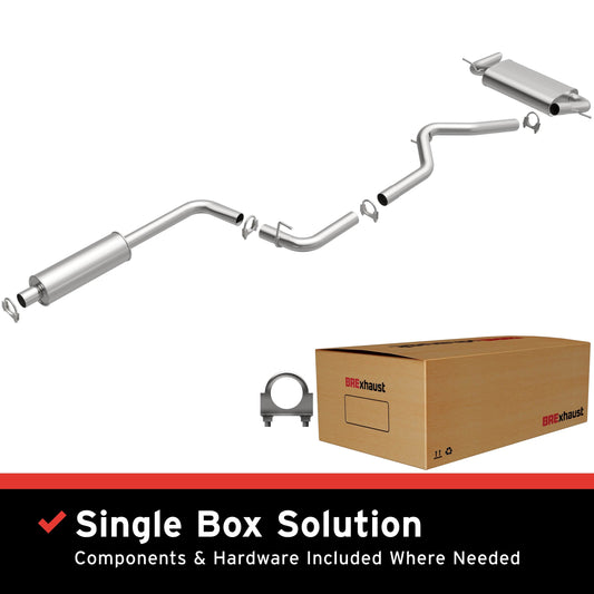 BRExhaust 2012-2017 Ford Focus 2.0L Direct-Fit Replacement Exhaust System