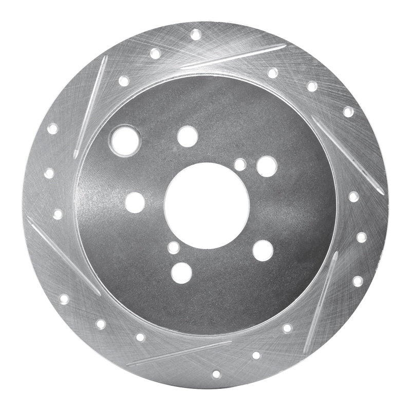 R1 Concepts 12-23 Subaru Crosstrek Rear D&S Slotted/Drilled Rotor (631-13025L)