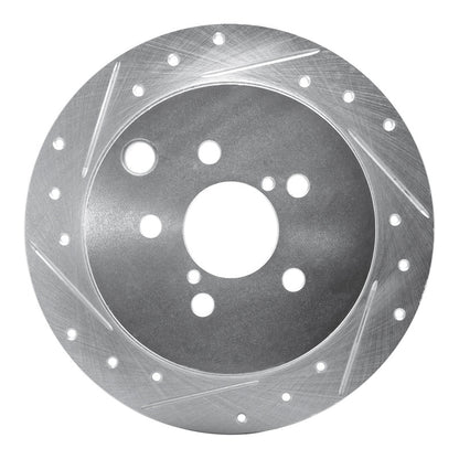 R1 Concepts 12-23 Subaru Crosstrek Rear D&S Slotted/Drilled Rotor (631-13025L)