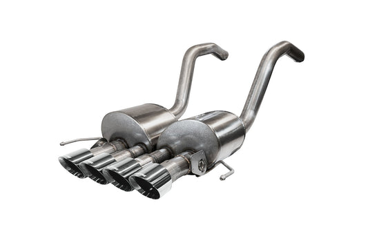 CORSA Valved / 2.75 in Axle-Back 4.5 in Quad Tips | 2015-2019 Corvette C7 Z06, ZR1, GS Man (w/ Factory NPP) (14777)
