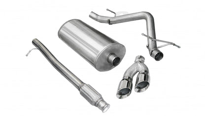 CORSA Sport / 3.0 in Cat-Back SSE 4.0 in Twin Tips | 10-13 Silverado Sierra 4.8L 5.3L 6.0L 143WB (14925)
