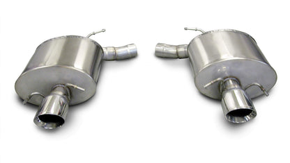 CORSA Sport, Touring / 2.5 in Axle-Back 4.0 in Single Tips | 2009-2014 CTS-V Sedan (14941, 14940)