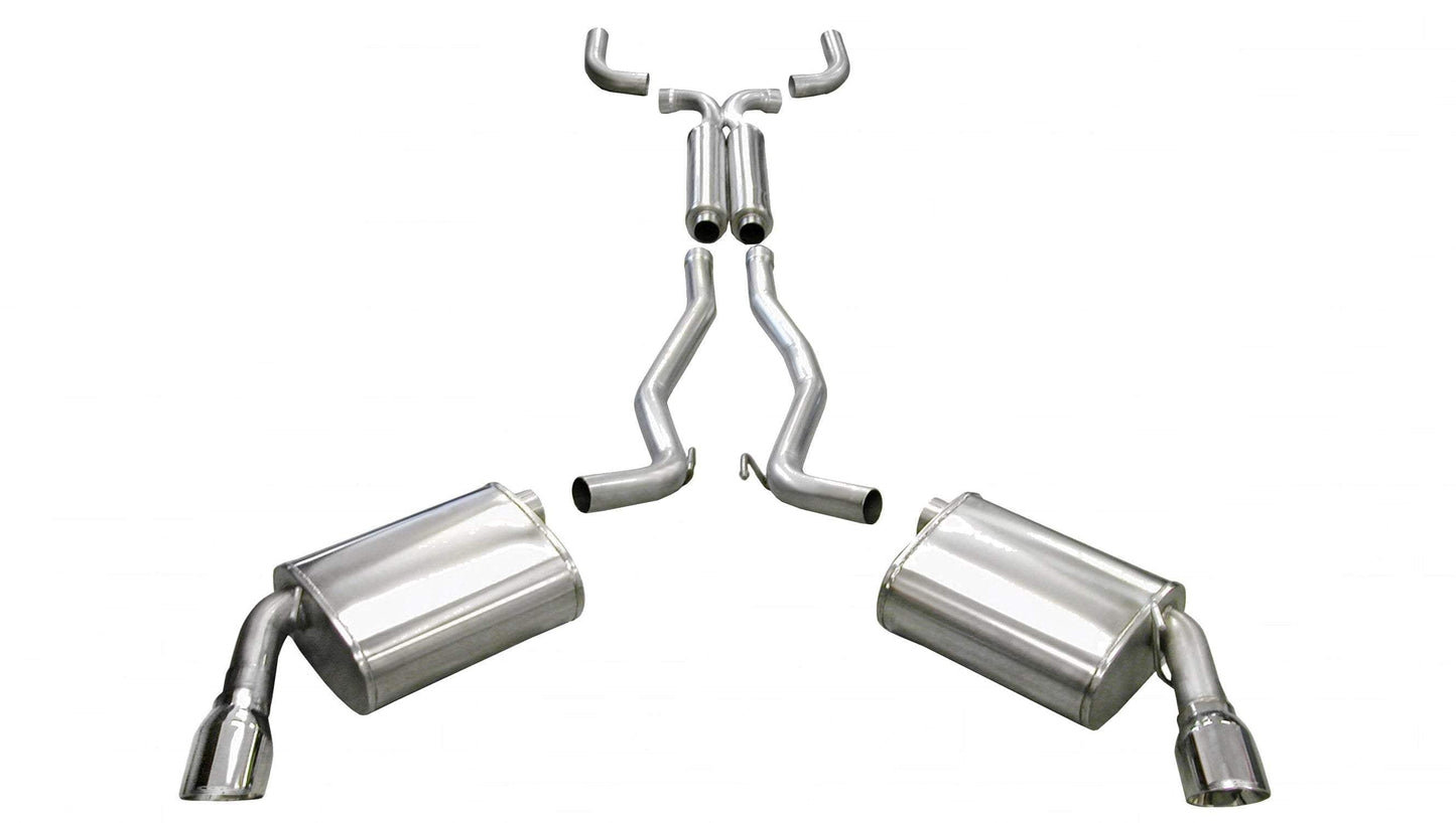 CORSA Sport / Cat-Back 4.0 in Single Tips | 2010-15 Camaro SS w.o GFX Coupe Auto (14952)