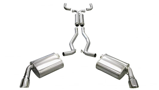 CORSA Sport / Cat-Back 4.0 in Single Tips | 2010-15 Camaro SS w.o GFX Coupe Auto (14952)