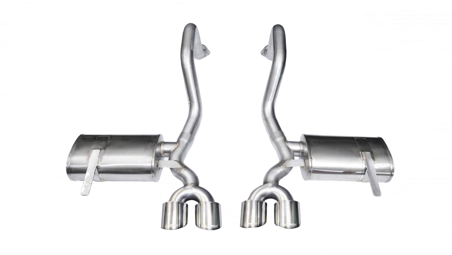 CORSA Xtreme / 2.5 in Axle-Back 4.0 in Twin Tips | 1997-2004 Corvette C5 (14961)