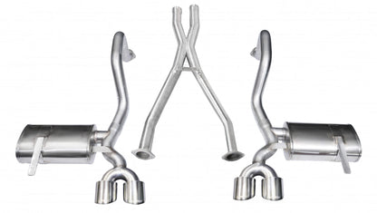 CORSA Xtreme / 2.5 in Cat-Back 4.0 in Twin Tips | 1997-2004 Corvette C5 (14962)
