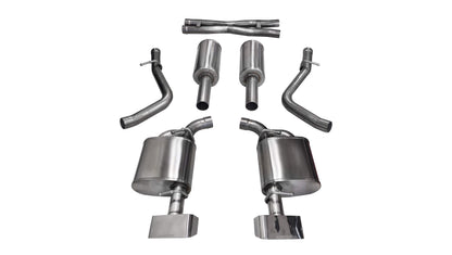 CORSA Xtreme / 2.5 in Cat-Back GTX2 Tips | 2015-2016 Challenger RT 5.7L (14975)