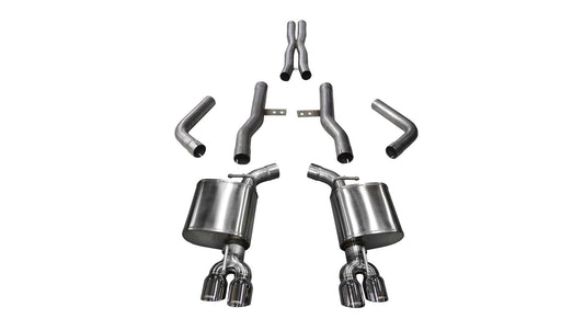 CORSA 2015-2023 Dodge Challenger Exhaust | Xtreme / 2.75 in Cat-Back 3.5 in Tips | 6.4L, 6.2L (14989)