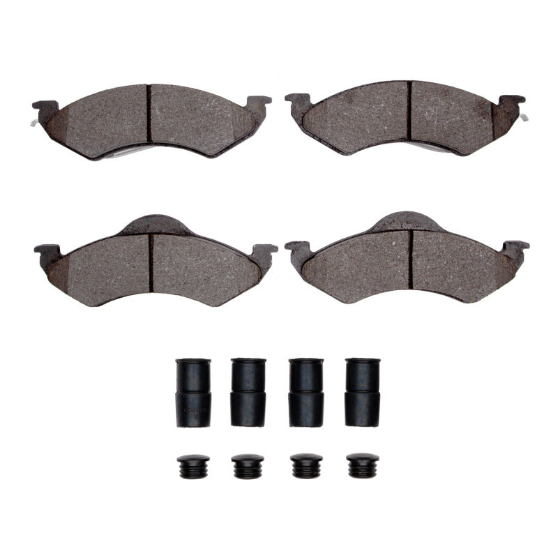 DFC 4000 HybriDynamic Brake Pads and Hardware Kit (FRONT): Dodge Durango 3.6L / 3.9L (98-99)