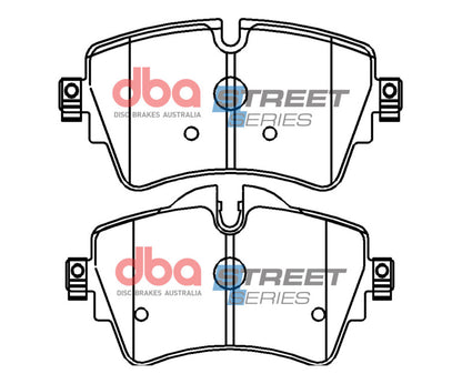 DBA Street Series Front Brake Pads | BMW 335i (12-19) (DB15119SS)