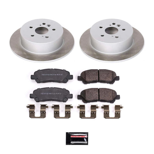 PowerStop 08-13 Toyota Highlander Rear Semi-Coated Rotor Kit (SC4714)