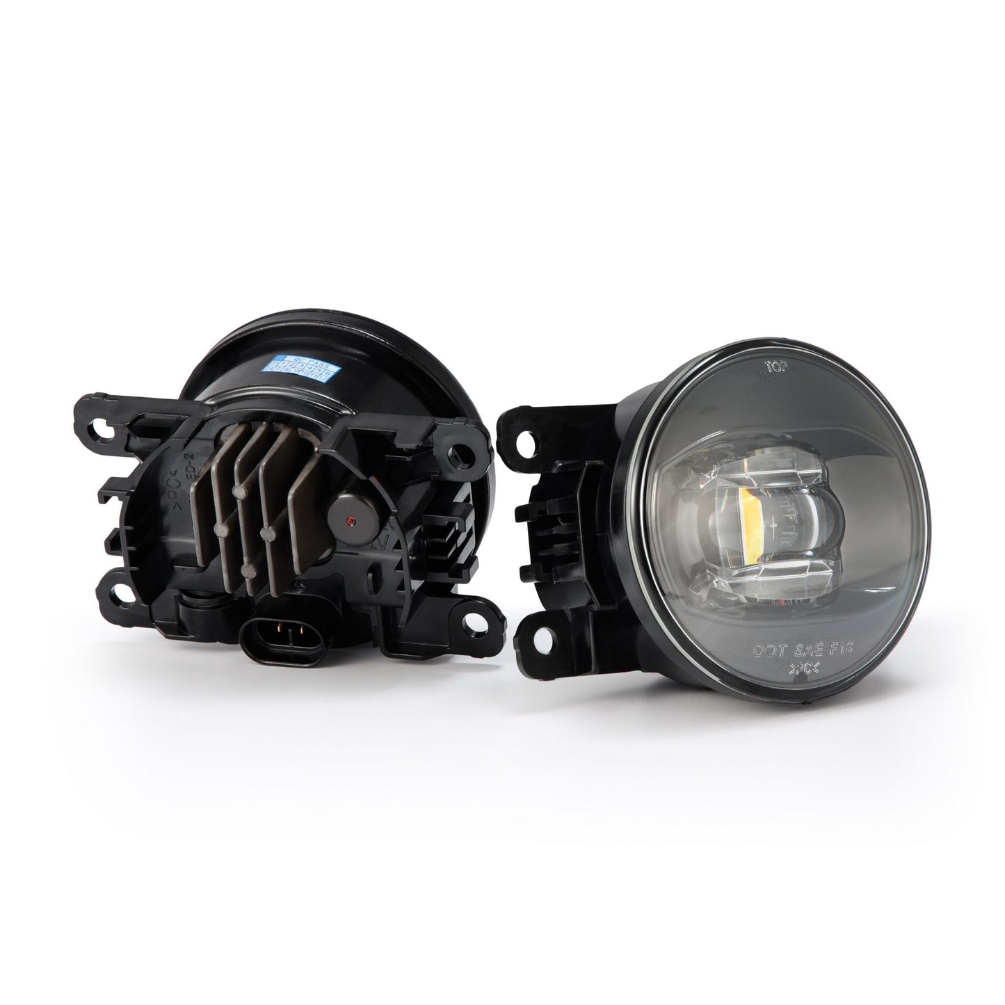 AlphaRex 15-17 Ford Mustang DoubleTap Dual Color LED Projector Fog Lights