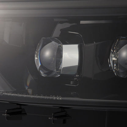 AlphaRex 15-17 Ford Mustang/18-20 Mustang Shelby GT350/GT500 NOVA-Series LED Projector Headlights Alpha-Black