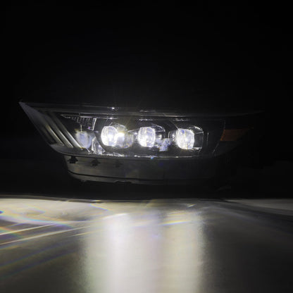 AlphaRex 15-17 Ford Mustang/18-20 Mustang Shelby GT350/GT500 NOVA-Series LED Projector Headlights Alpha-Black