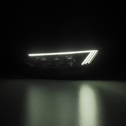 AlphaRex 15-17 Ford Mustang/18-20 Mustang Shelby GT350/GT500 NOVA-Series LED Projector Headlights Black