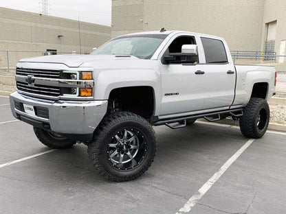 AlphaRex 15-19 Chevrolet Silverado 2500HD/3500HD LUXX-Series LED Projector Headlights Black