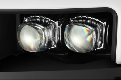 AlphaRex 15-19 Chevrolet Silverado 2500HD/3500HD MK II NOVA-Series LED Projector Headlights Black