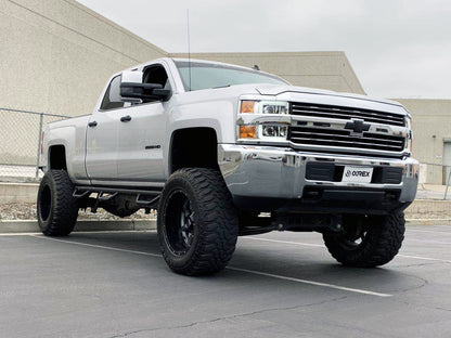 AlphaRex 15-19 Chevrolet Silverado 2500HD/3500HD PRO-Series Halogen Projector Headlights Chrome