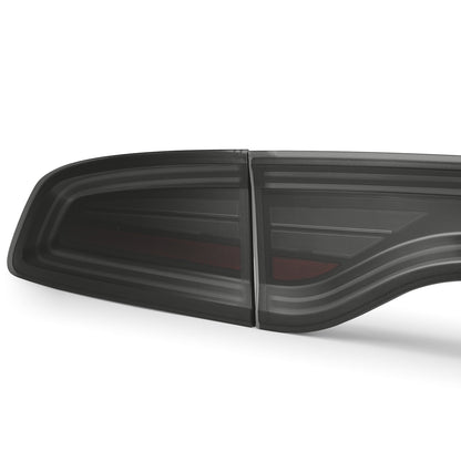 AlphaRex 15-23 Dodge Charger MKII NOVA-Series Prismatic LED Tail Lights Alpha-Black