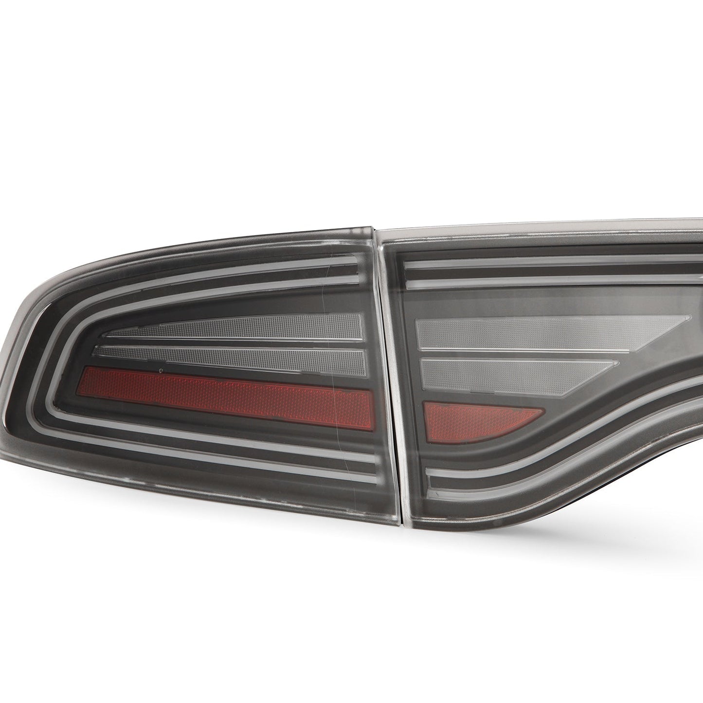 AlphaRex 15-23 Dodge Charger MKII NOVA-Series Prismatic LED Tail Lights Black